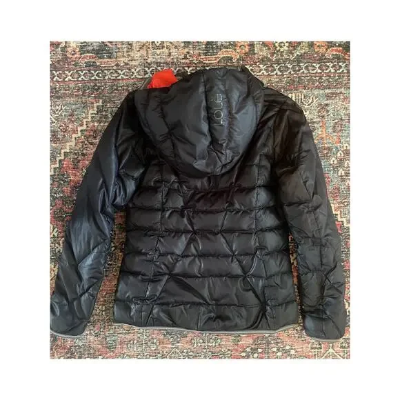 Lole Black Down Filled Puffer Elena Jacket, Sz Small - Picture 8 of 8